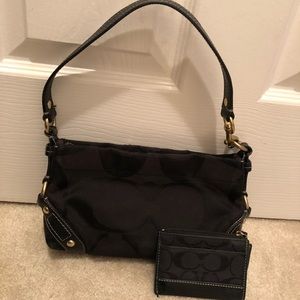 Coach Monogram Purse and Card Wallet